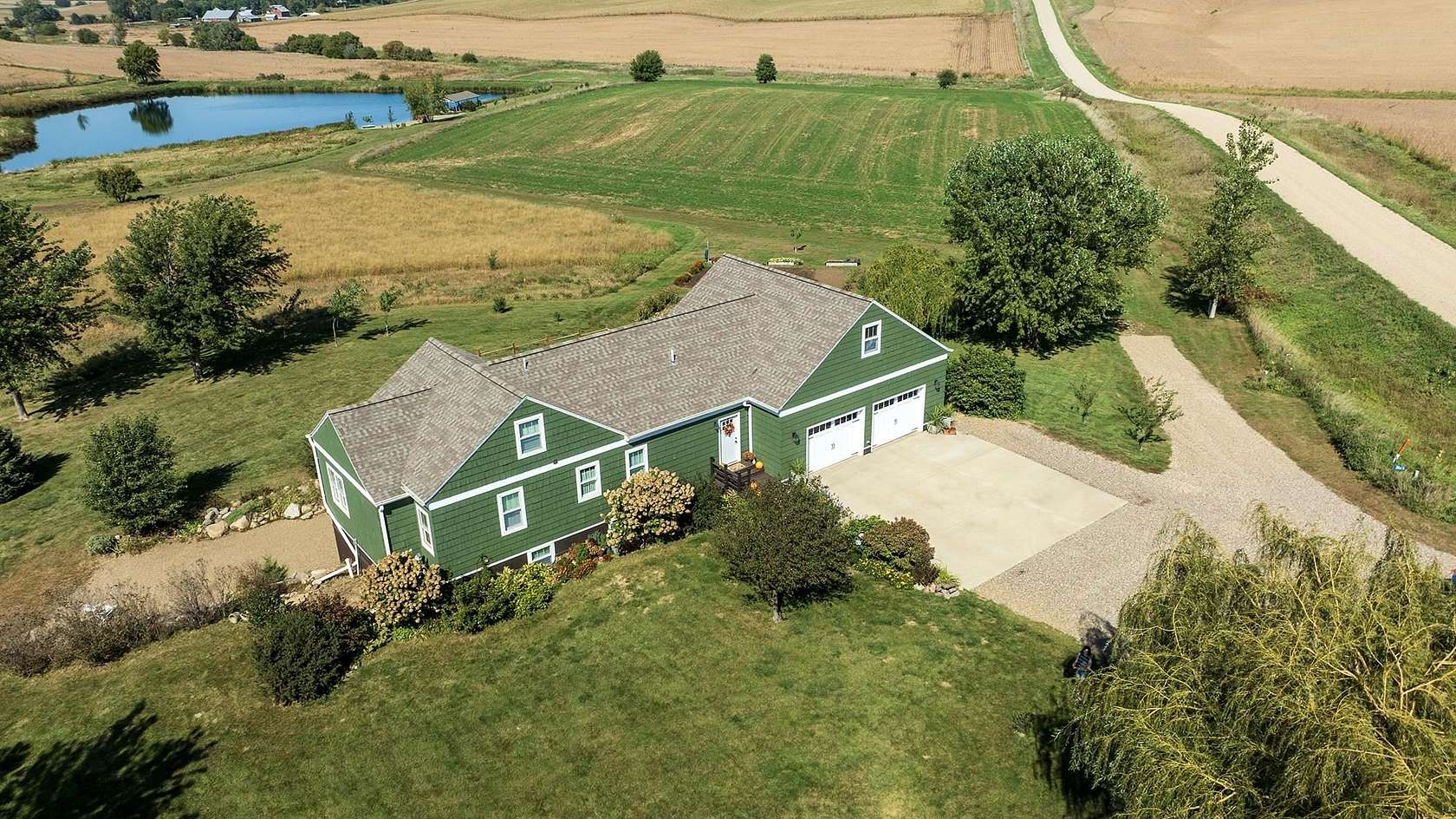 17.7 Acres of Recreational Land with Home for Sale in Wall Lake, Iowa