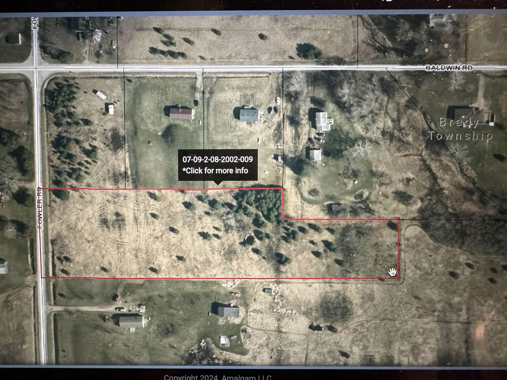 4 Acres of Residential Land for Sale in Oakley, Michigan