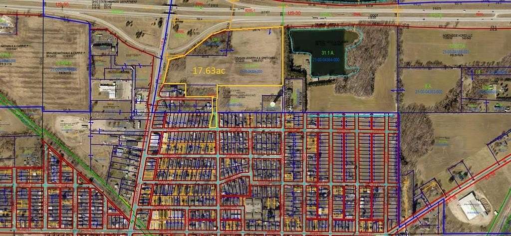 17.6 Acres of Mixed-Use Land for Sale in Bucyrus, Ohio