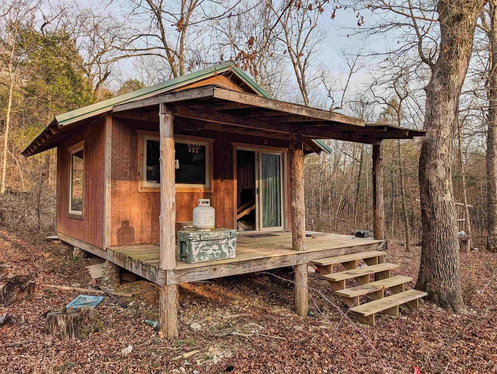 10 Acres of Recreational Land with Home for Sale in Hardy, Arkansas