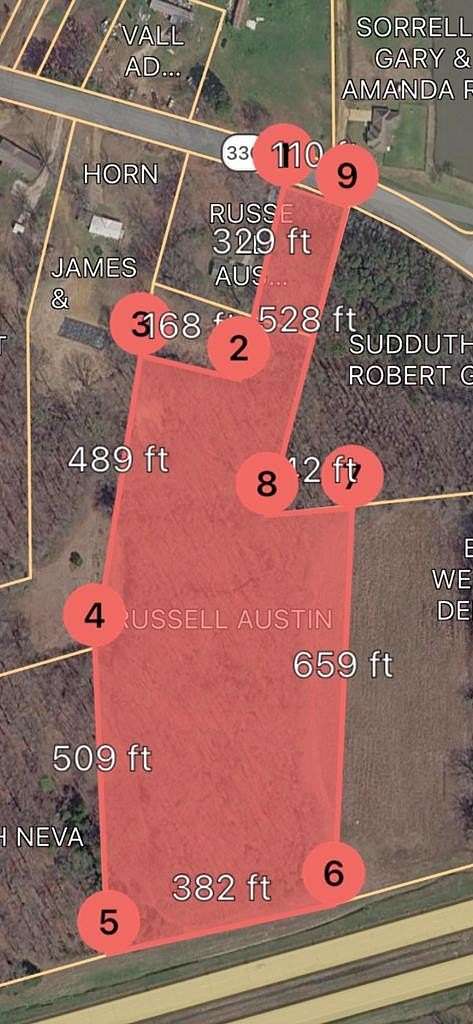 8.47 Acres of Mixed-Use Land for Sale in Thaxton, Mississippi