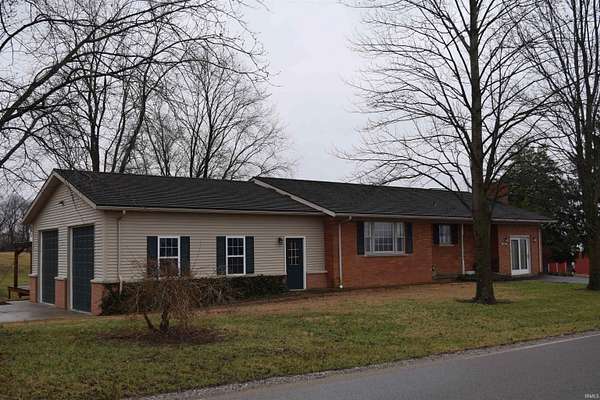 6.23 Acres of Land with Home for Sale in Mount Vernon, Indiana