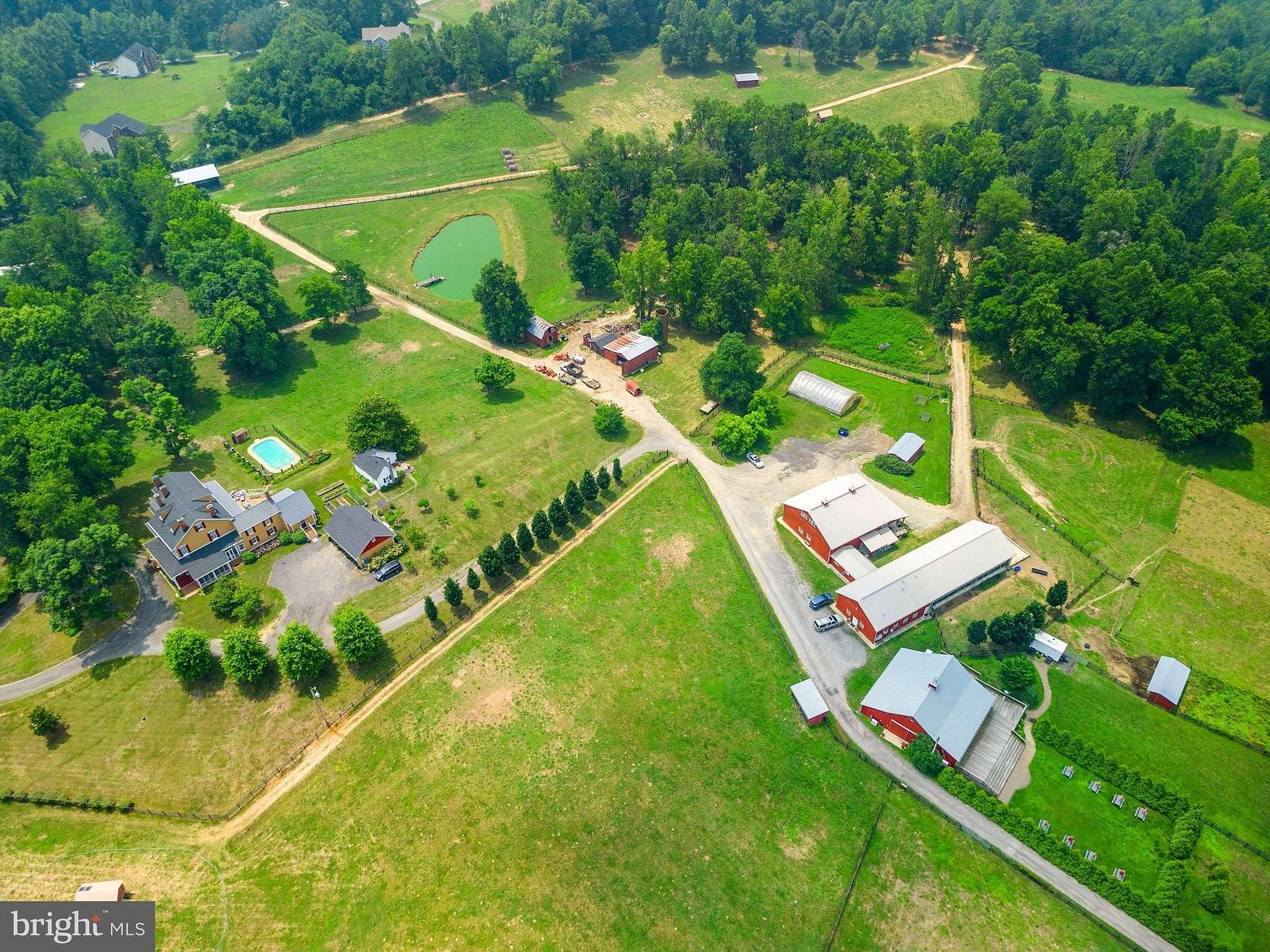 95 Acres of Improved Agricultural Land for Auction in Brandywine, Maryland