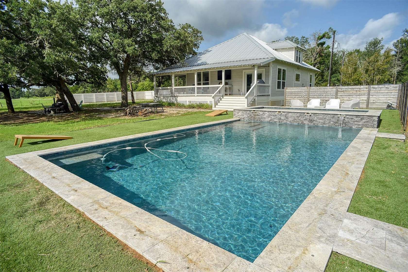 56 Acres of Recreational Land with Home for Sale in Paige, Texas