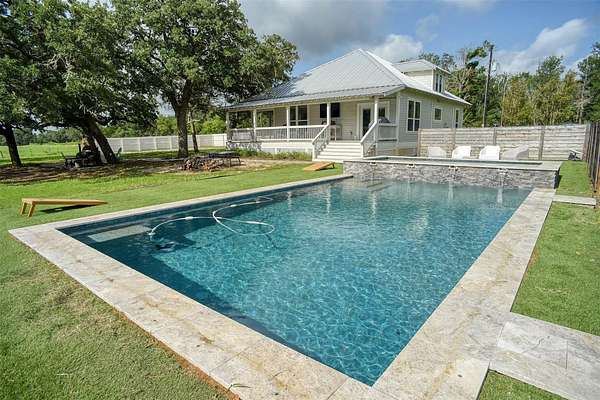 56 Acres of Recreational Land with Home for Sale in Paige, Texas