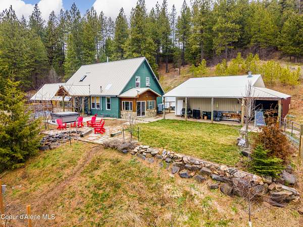 10 Acres of Recreational Land with Home for Sale in Coeur d'Alene, Idaho