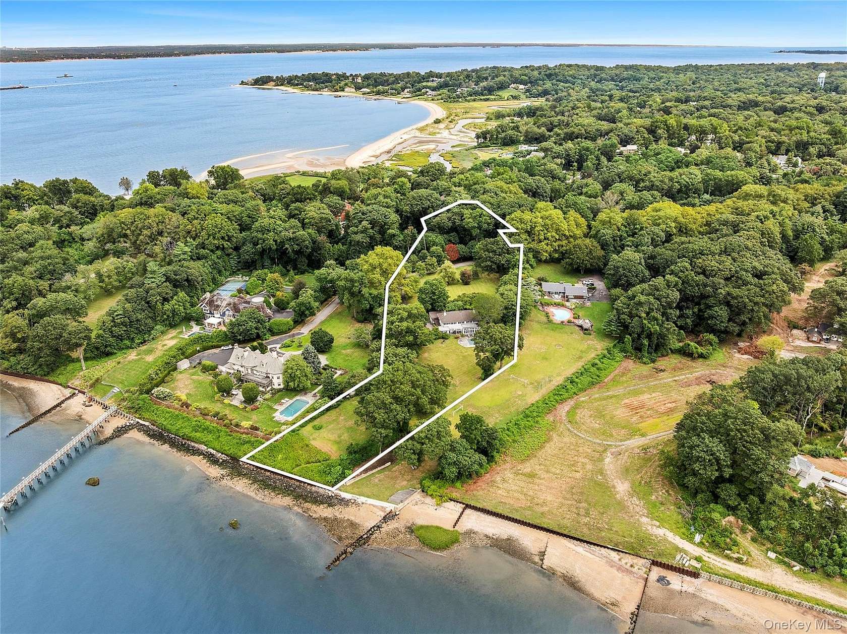 2.52 Acres of Land with Home for Sale in Sands Point, New York