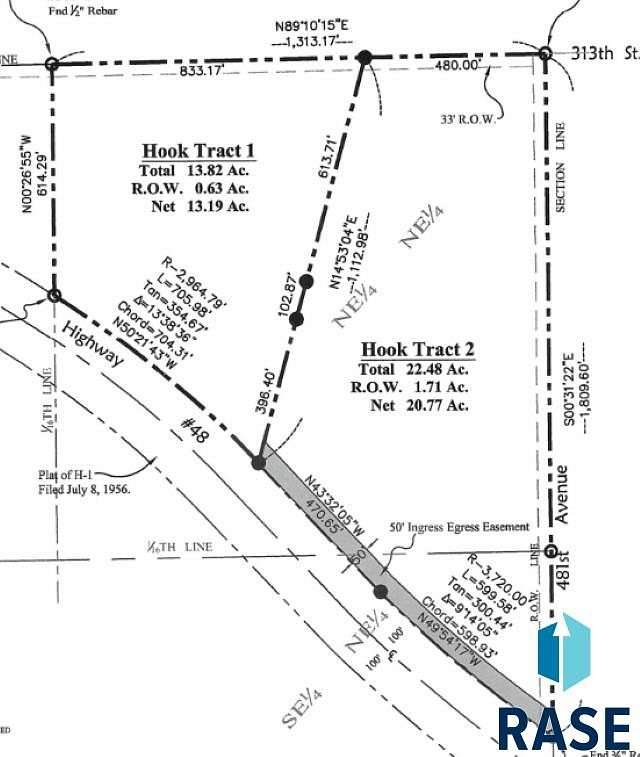 13.8 Acres of Land for Sale in Sioux Valley Township, South Dakota