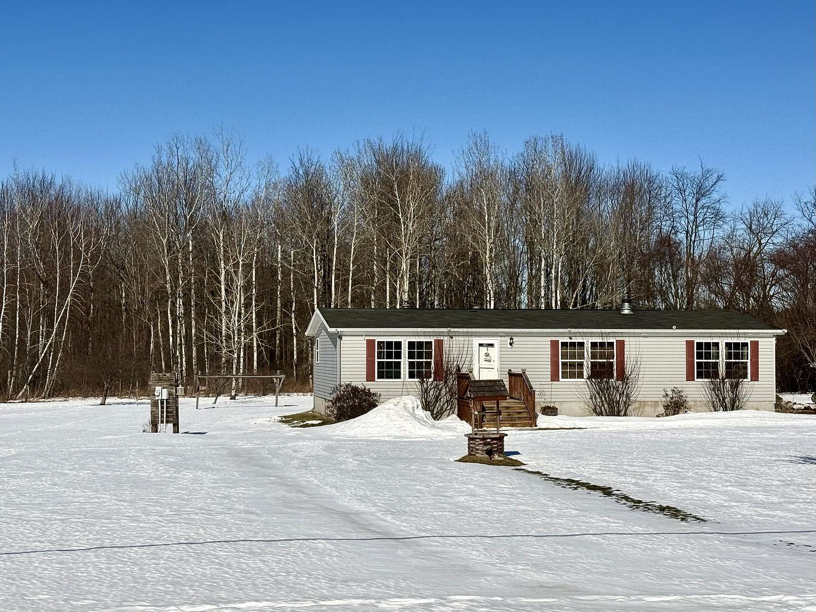 1.5 Acres of Land with Home for Sale in North Bangor, New York