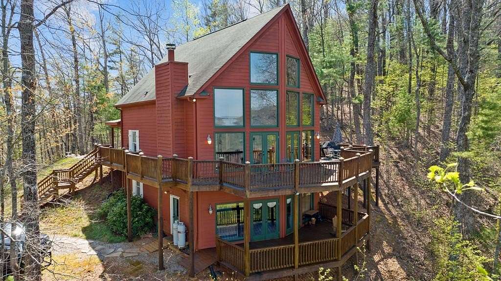 3.45 Acres of Land with Home for Sale in Suches, Georgia