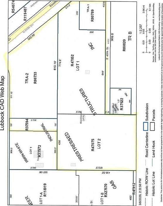 21.4 Acres of Commercial Land for Sale in Lubbock, Texas