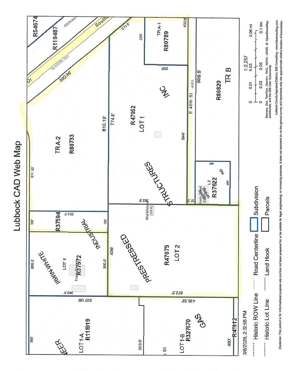 21.4 Acres of Commercial Land for Sale in Lubbock, Texas