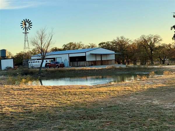 35.3 Acres of Agricultural Land with Home for Sale in Hico, Texas