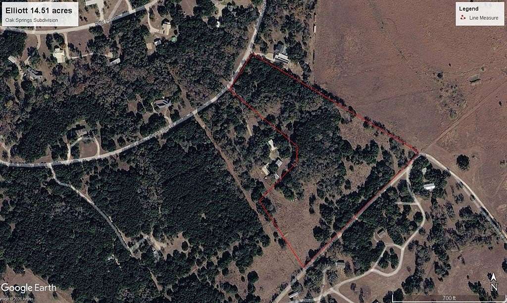 14.5 Acres of Land for Sale in Whitney, Texas