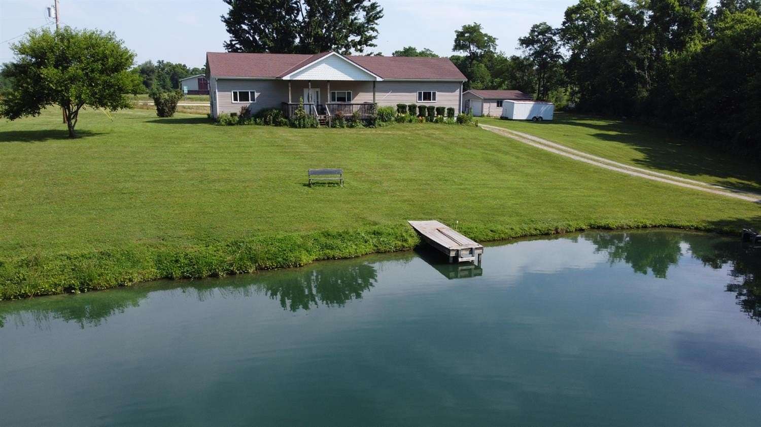 1.88 Acres of Land with Home for Sale in Dillsboro, Indiana