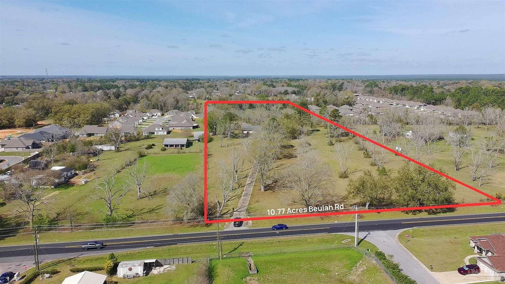 10.8 Acres of Land with Home for Sale in Pensacola, Florida