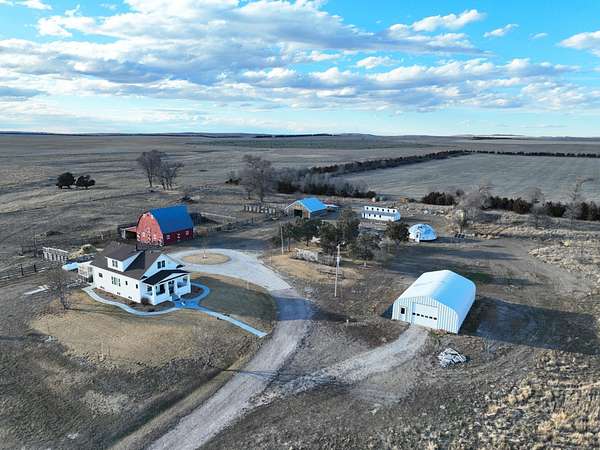 162 Acres of Agricultural Land with Home for Sale in Gordon, Nebraska