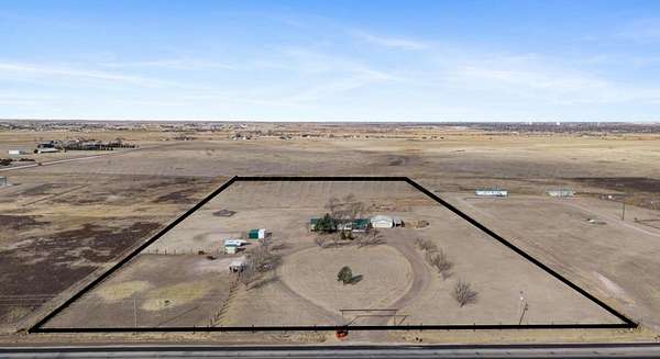 10 Acres of Land with Home for Sale in Canyon, Texas