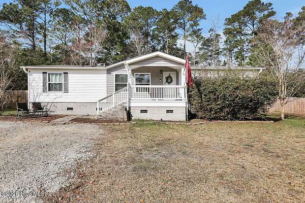 2 Acres of Land with Home for Sale in Hampstead, North Carolina