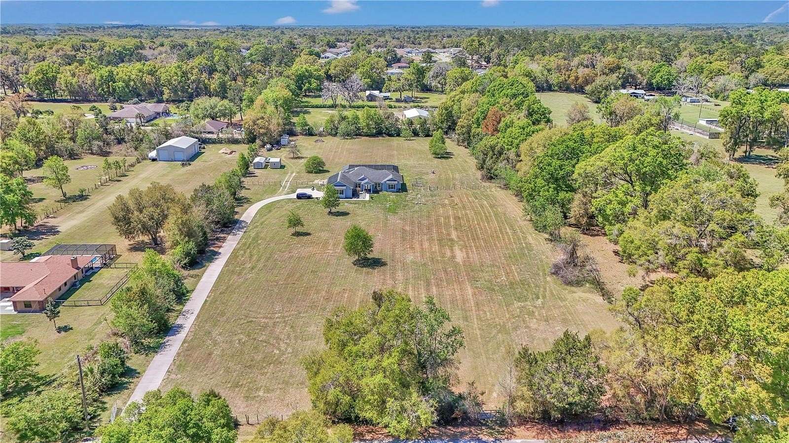 5 Acres of Land with Home for Sale in Ocala, Florida