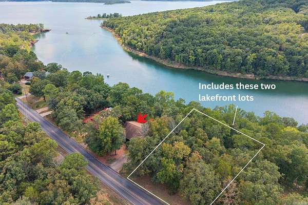 1.76 Acres of Land with Home for Sale in Fairfield Bay, Arkansas