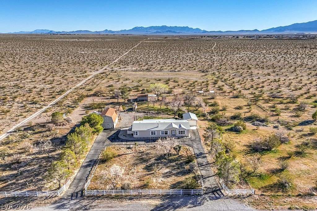 4.8 Acres of Land with Home for Sale in Pahrump, Nevada