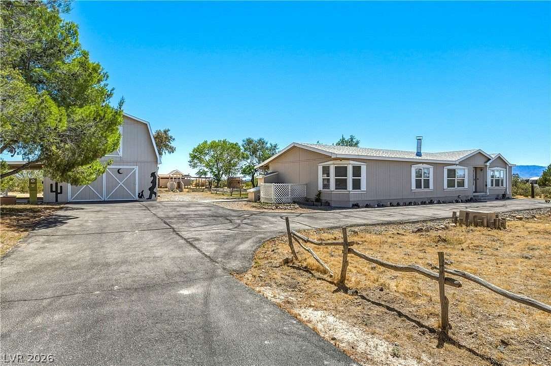 4.8 Acres of Land with Home for Sale in Pahrump, Nevada