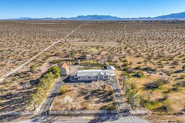 4.8 Acres of Land with Home for Sale in Pahrump, Nevada