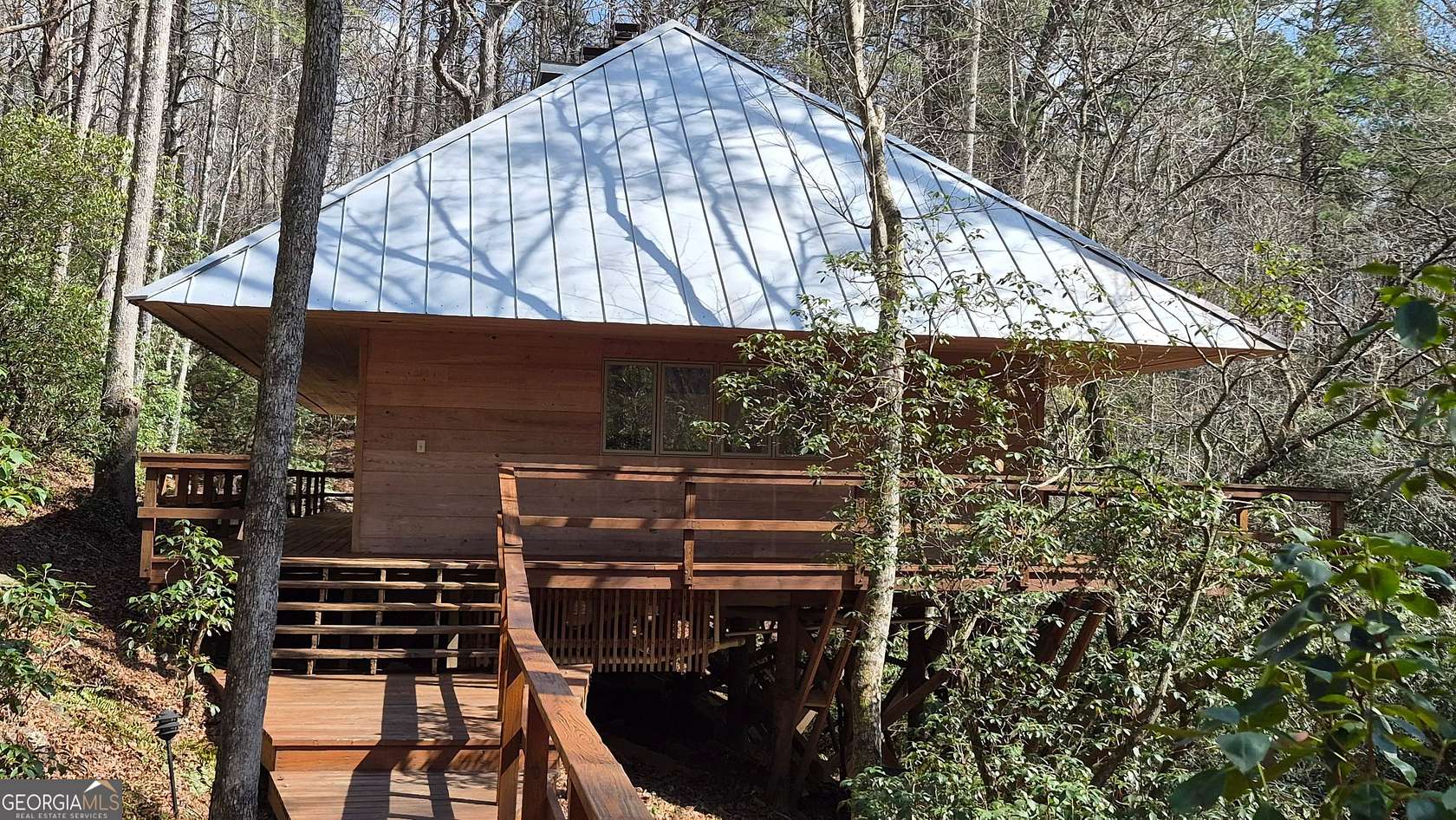 9.87 Acres of Land with Home for Sale in Clarkesville, Georgia