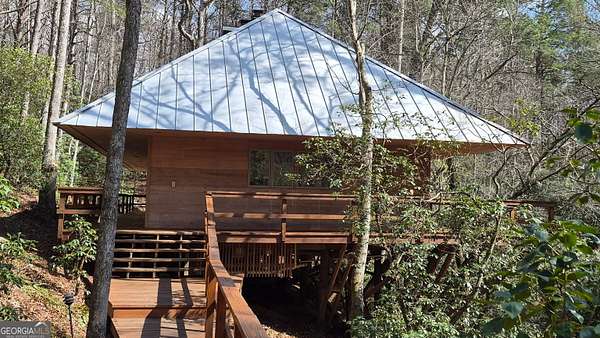 9.87 Acres of Land with Home for Sale in Clarkesville, Georgia