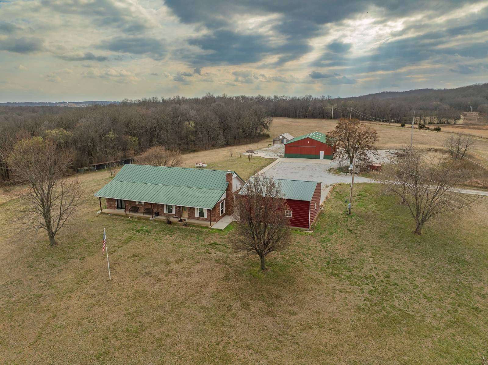 132 Acres of Land with Home for Sale in Vinita, Oklahoma