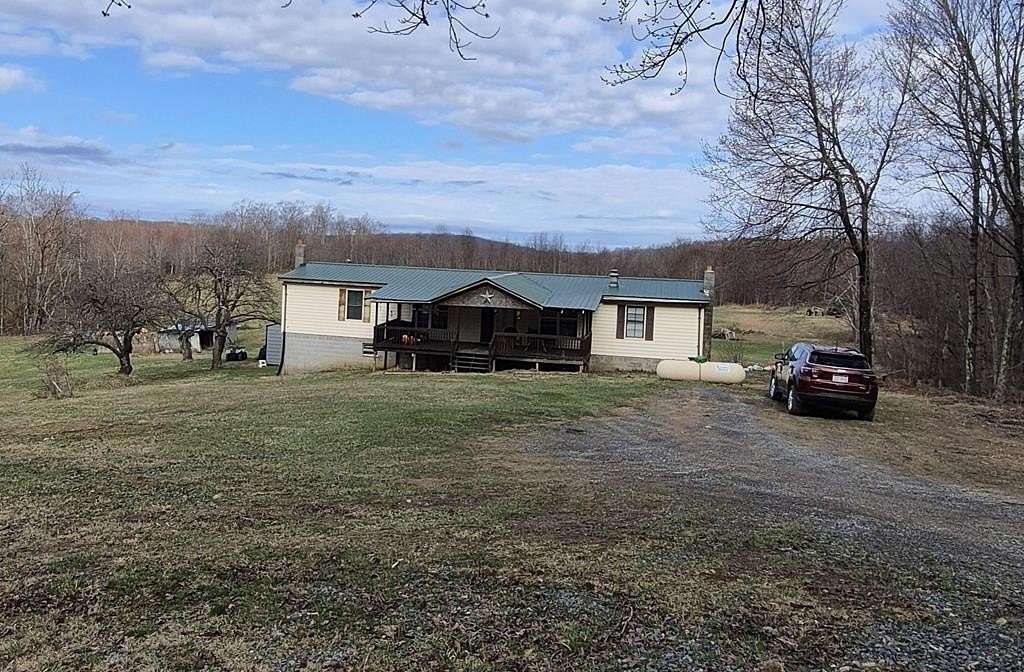 61.2 Acres of Recreational Land with Home for Sale in Nallen, West Virginia