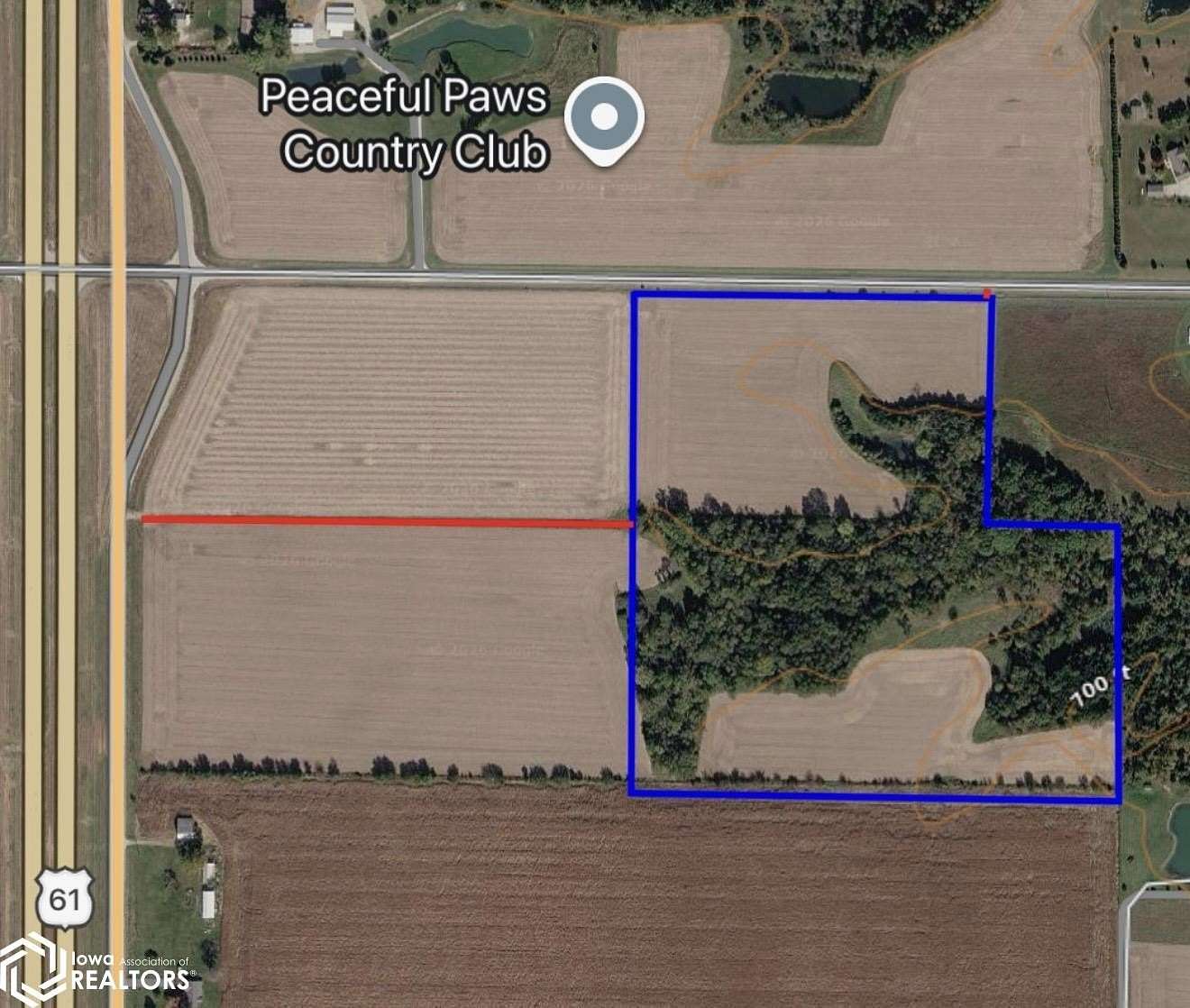 35 Acres of Land for Sale in Burlington, Iowa