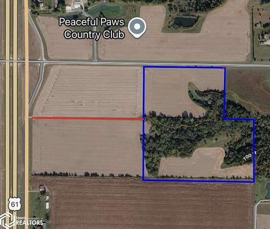 35 Acres of Land for Sale in Burlington, Iowa