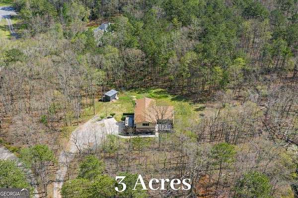 3 Acres of Land with Home for Sale in Fayetteville, Georgia