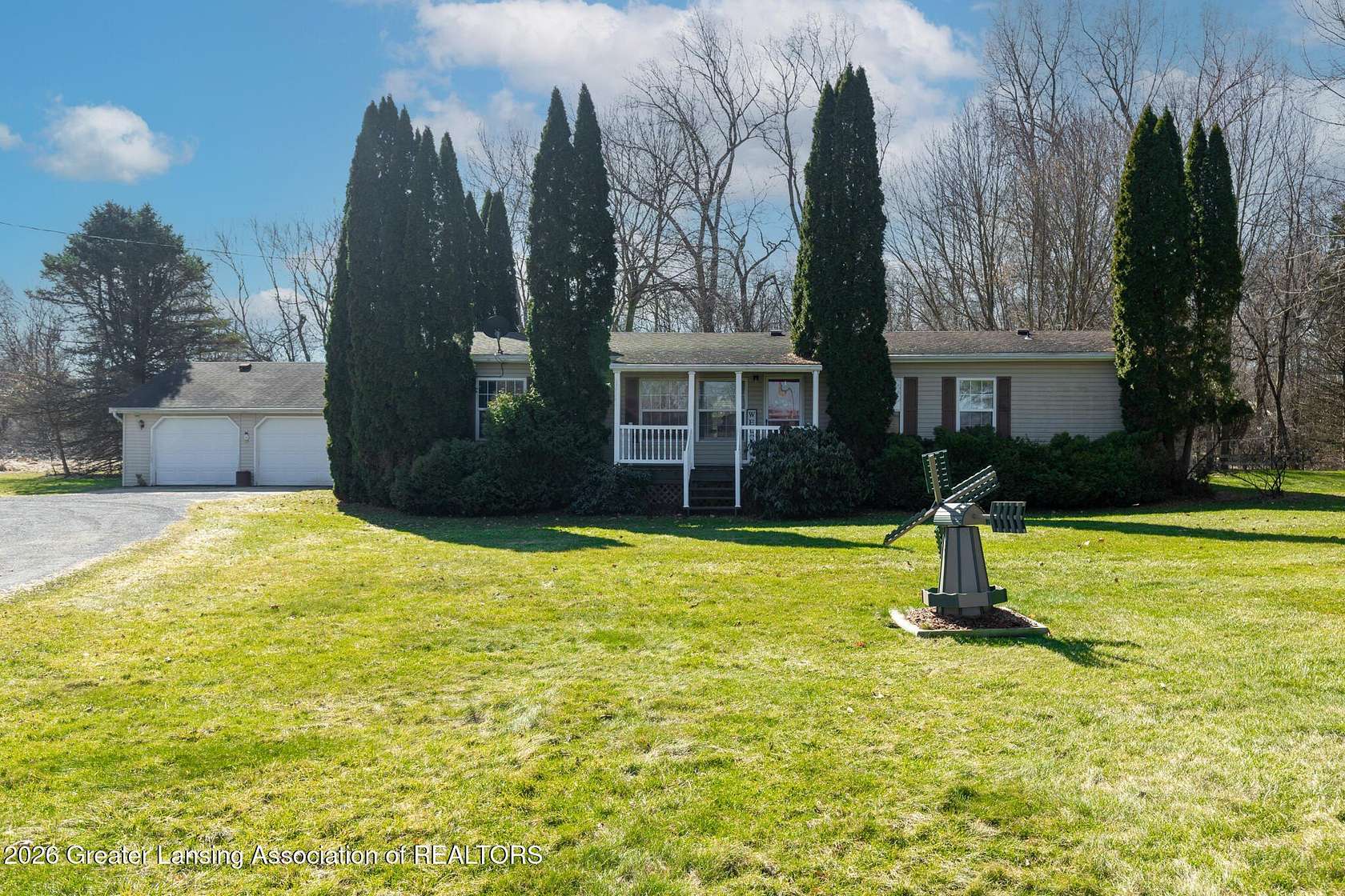 3.82 Acres of Land with Home for Sale in Onondaga, Michigan