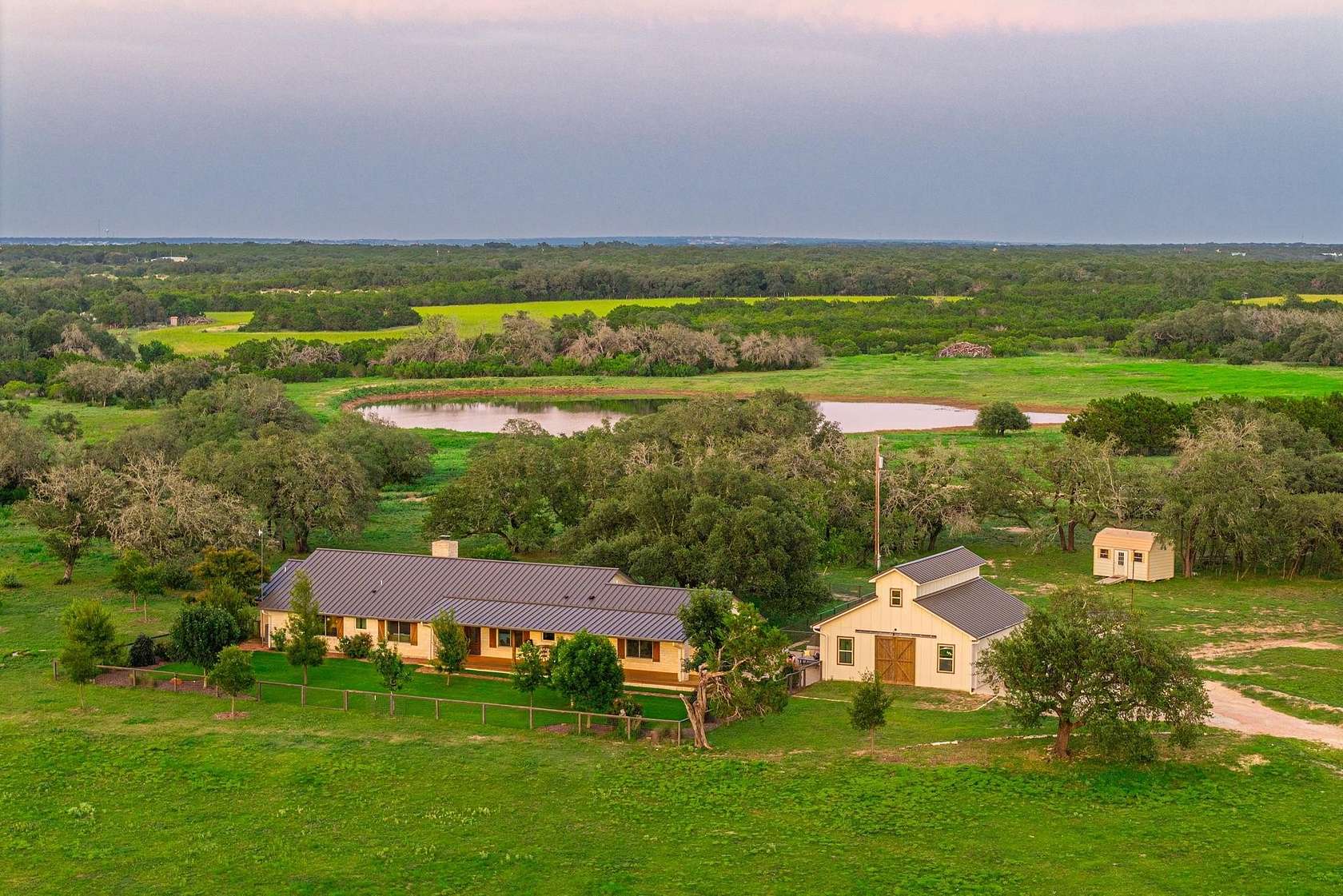 125 Acres of Land with Home for Sale in Liberty Hill, Texas