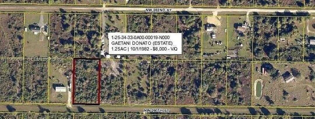 1.25 Acres of Residential Land for Sale in Okeechobee, Florida