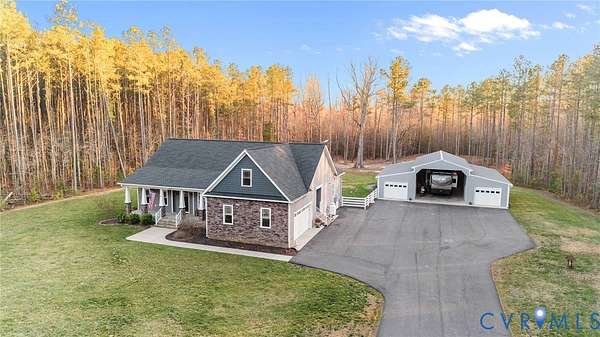 4.5 Acres of Land with Home for Sale in New Kent, Virginia