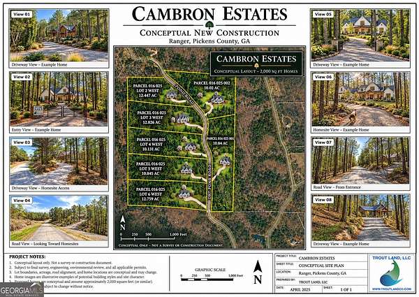 12.8 Acres of Land for Sale in Ranger, Georgia