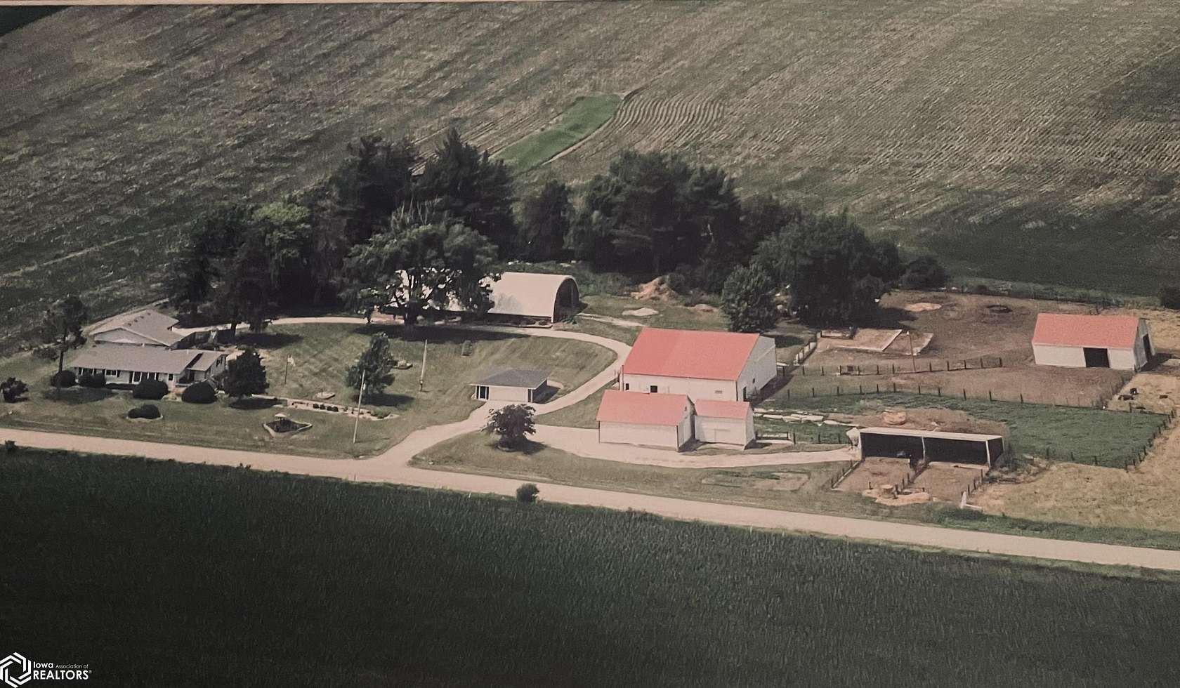 5.86 Acres of Land with Home for Sale in New Sharon, Iowa