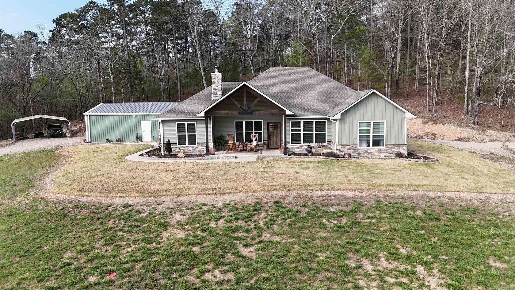 41.9 Acres of Recreational Land with Home for Sale in Mena, Arkansas