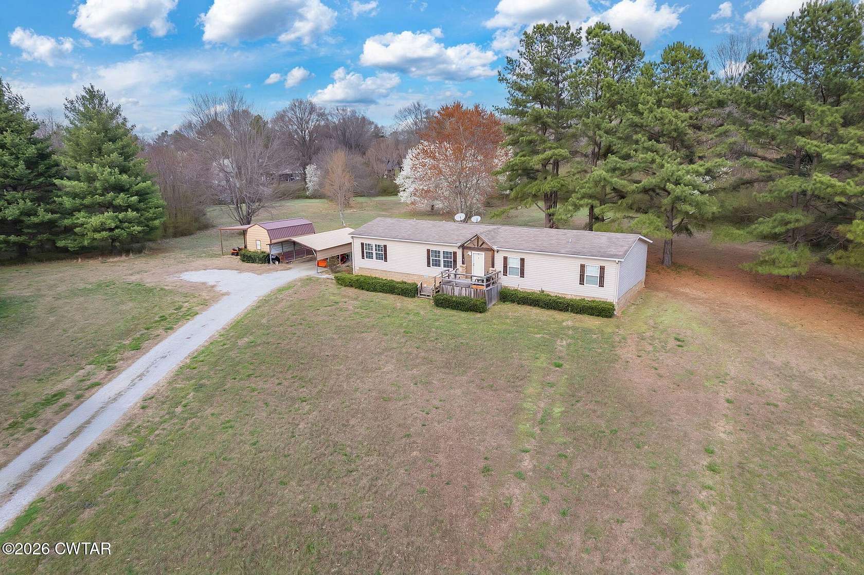 10.1 Acres of Land with Home for Sale in Humboldt, Tennessee