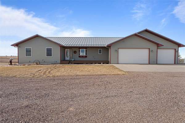 8.6 Acres of Land with Home for Sale in Great Falls, Montana