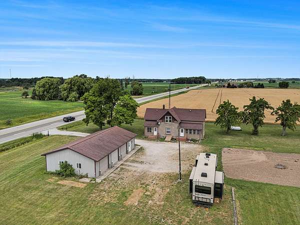 4.14 Acres of Land with Home for Sale in Free Soil, Michigan