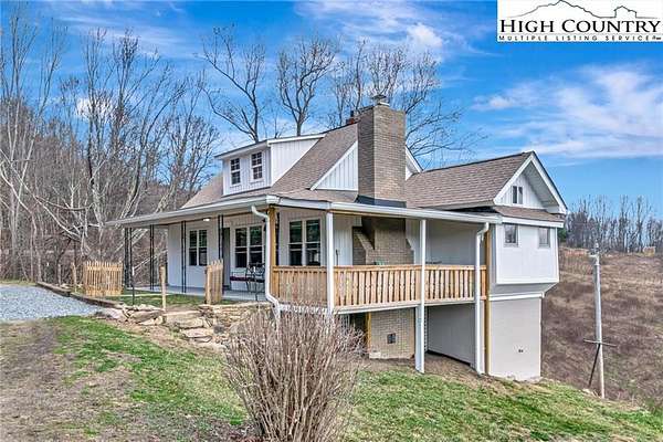 8.17 Acres of Land with Home for Sale in Elk Park, North Carolina