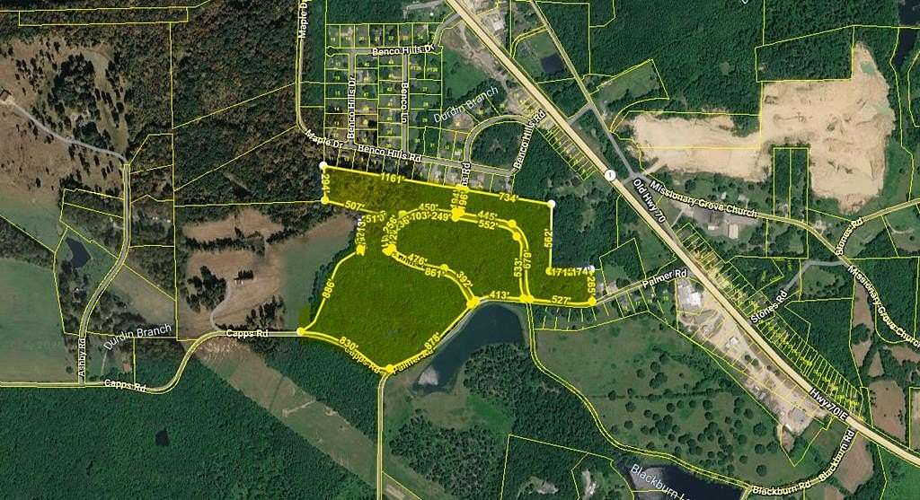 51.6 Acres of Land for Sale in Camden, Tennessee