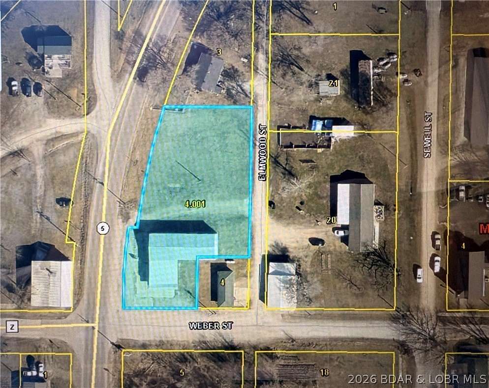 0.59 Acres of Commercial Land for Sale in Fortuna, Missouri