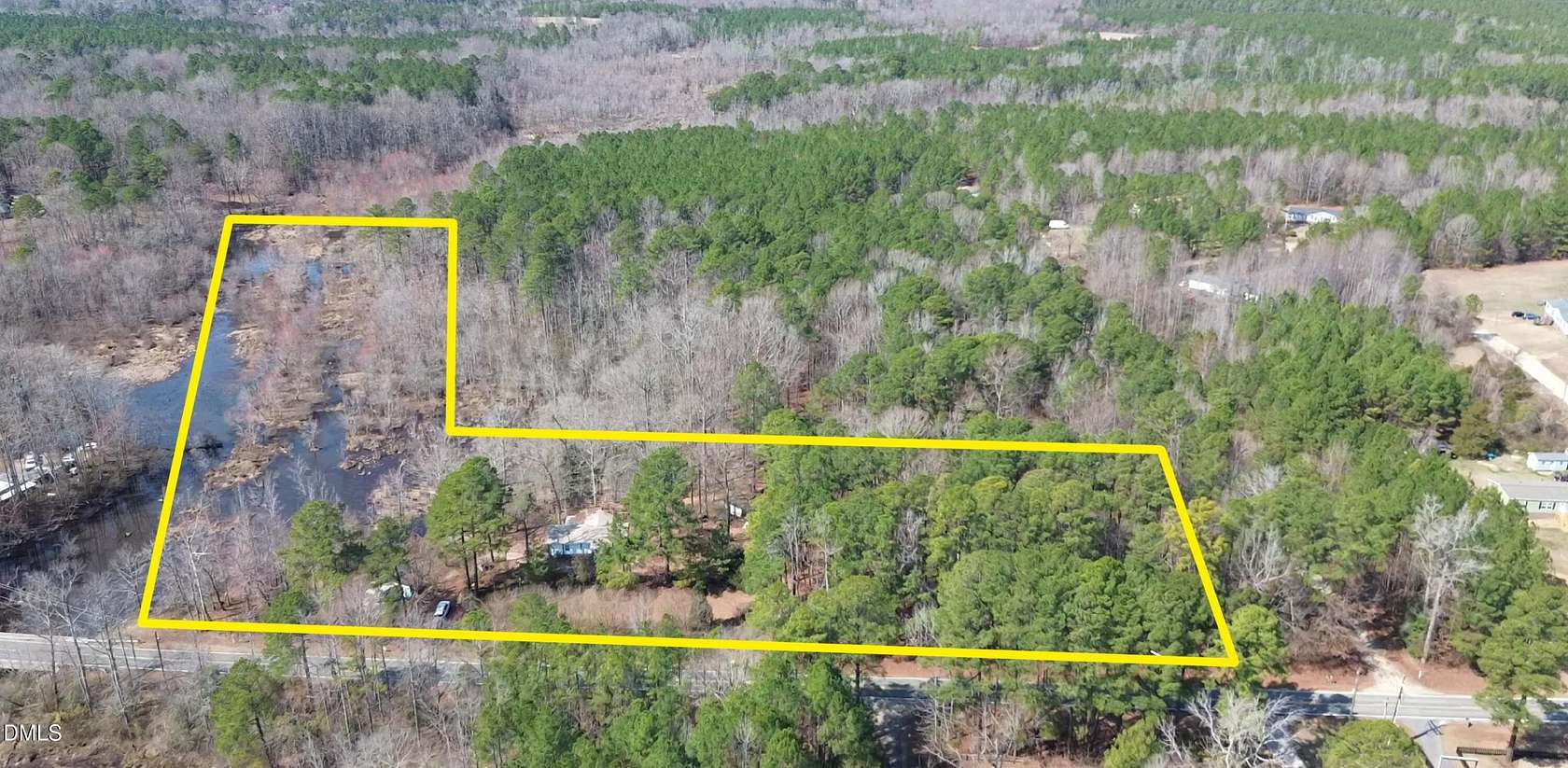 7.5 Acres of Land with Home for Sale in Zebulon, North Carolina