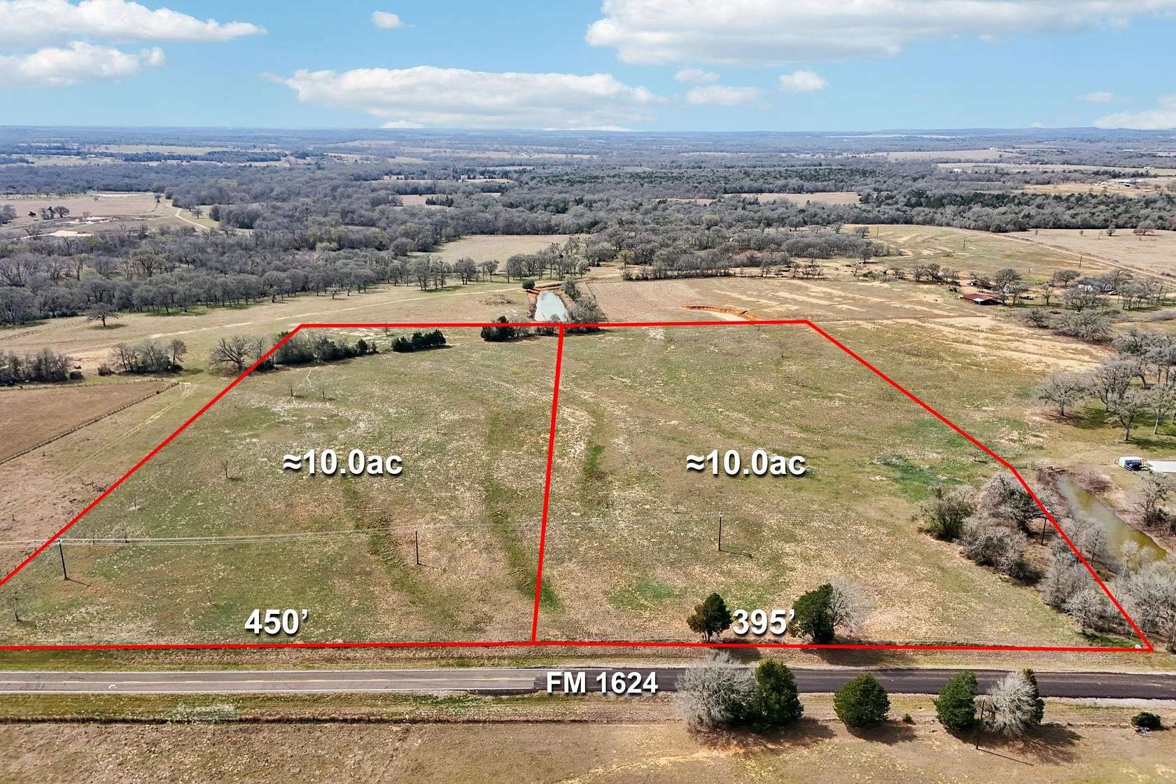 10 Acres of Residential Land for Sale in Lincoln, Texas